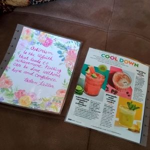Homemade cover for your Classic size Disc Bound Planner